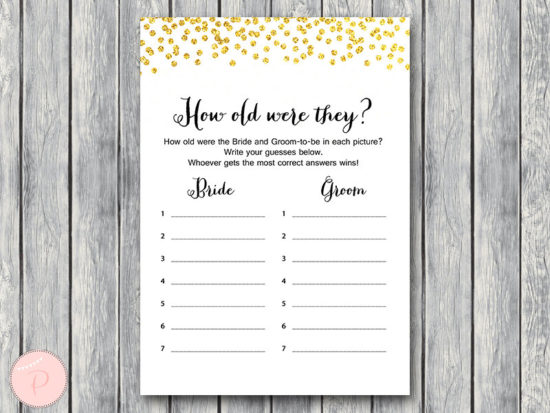 how old were they gold bridal shower game coed -gold-bridal-shower-game-wd47