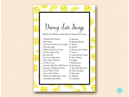 bs455-disney-love-song-summer-lemon-bridal-shower-game