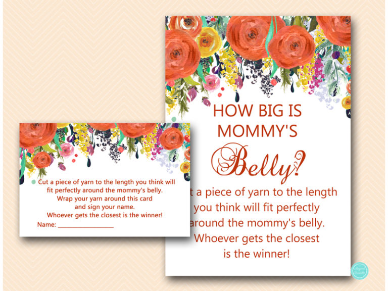 Autumn Baby Shower Game Printables – Printabell • Express