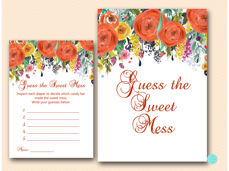 Autumn Baby Shower Game Printables – Printabell • Express