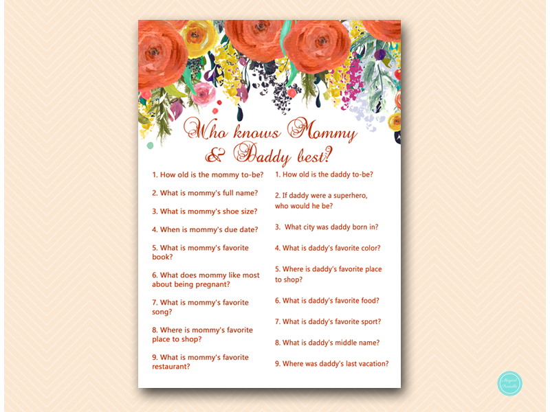 Autumn Baby Shower Game Printables – Printabell • Express