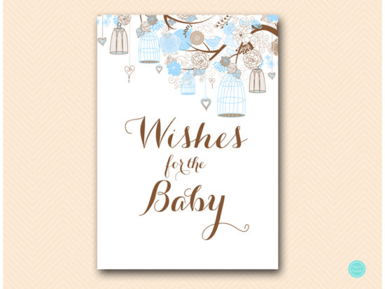 tlc456-wishes-for-baby-sign-tweet-bird-blue-boy-baby-shower