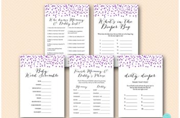 purple-baby-shower-game-printable-pack-purple-confetti-dots