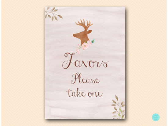 sn461-sign-favors-deer-antler-woodland-bridal-shower