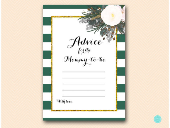 tlc460-advice-for-mommy-forest-green-white-floral-bridal-shower