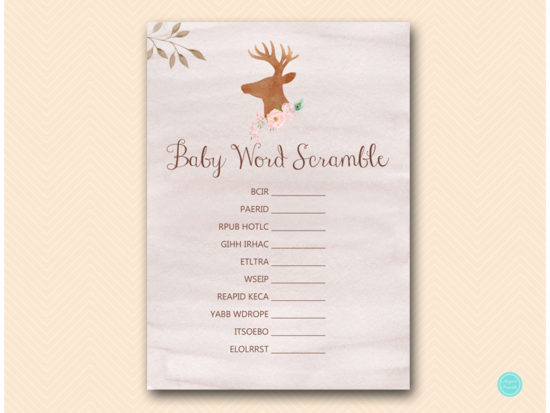 tlc461-scramble-baby-words-deer-antler-woodland-baby-shower
