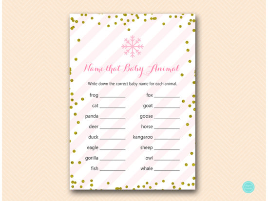 tlc464-animal-baby-names-pink-gold-winter-baby-shower-game