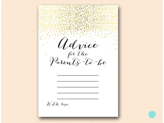 tlc472-advice-for-parents-card-5x7-gold-baby-shower-activities