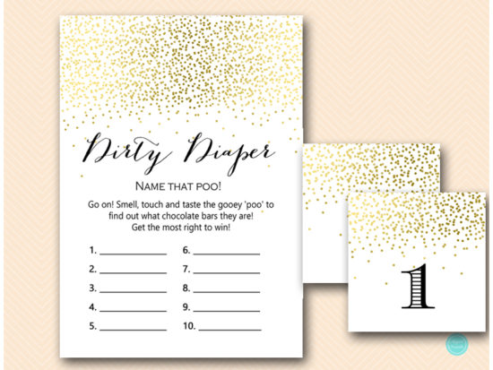 tlc472-dirty-diaper-gold-baby-shower-games-with-numbers