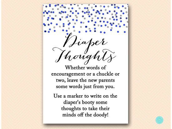 tlc480-diaper-thoughts-5x7-blue-navy-silver-baby-shower-game