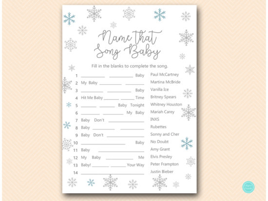 tlc491-name-that-song-baby-glitter-snowflake-winter-baby-shower-game