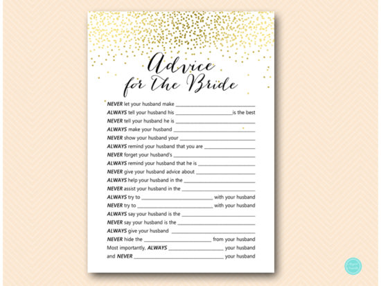 bs472-advice-for-bride-to-husband-card-5x7-gold-bridal-shower-activities