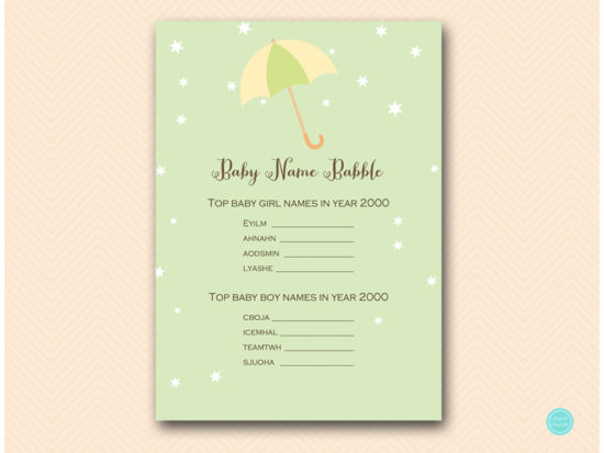 tlc524-baby-name-babble-showered-with-love-stars-umbrella-baby-shower-game