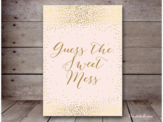 tlc526-sweet-mess-sign-pink-and-gold-baby-shower-games