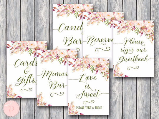 boho-floral-bridal-shower-table-signs-package