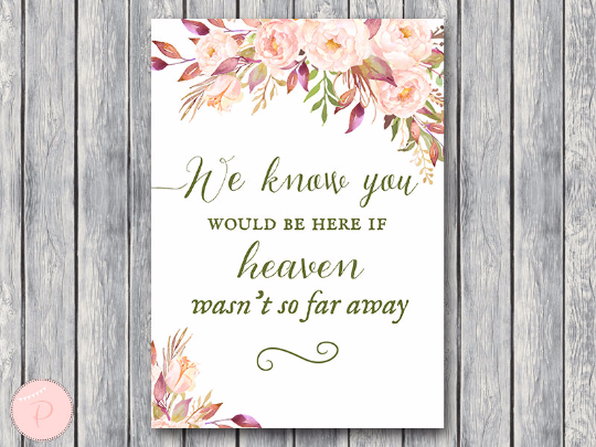 Boho Floral Table Decoration Signs Package – Printabell • Express