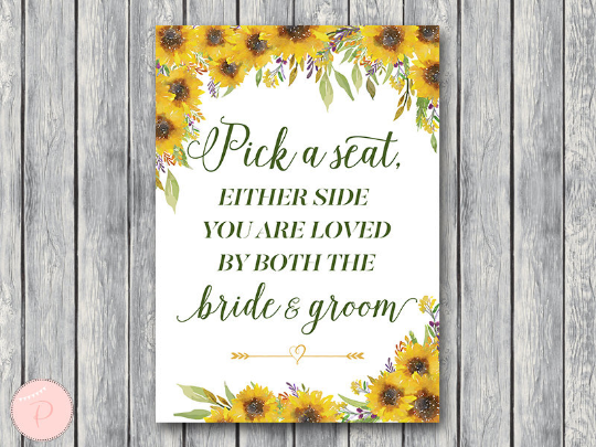 sunflower-summer-pick-a-seat-not-a-side-sign