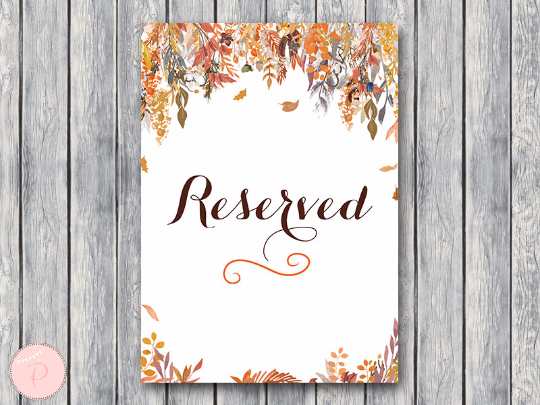 autumn-fall-reserved-sign-wedding-reserved-seating-sign