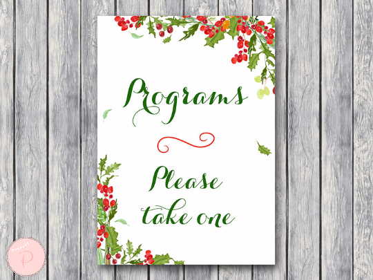 Christmas Winter Table Signs – Printabell • Express