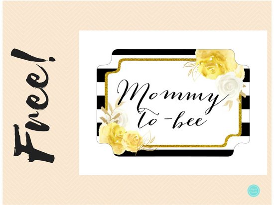 free-yellow-floral-mommy-to-bee-chair-banner