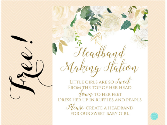 FREE Bluff Floral Headband Making Station – Printabell • Express