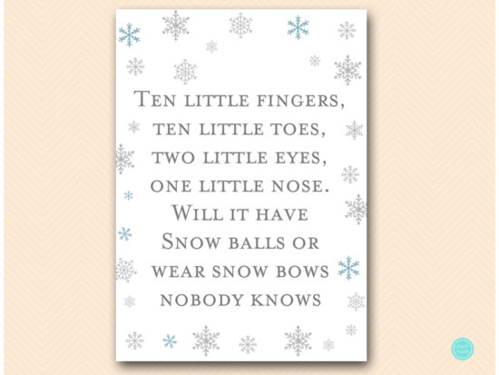 tlc491-sign-ten-little-toes-silver-snowflakes-baby-shower-winter