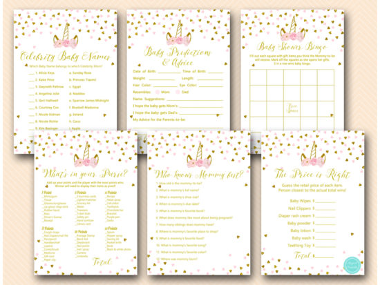 pink-gold-unicorn-baby-shower-girl-games-printable-downloads