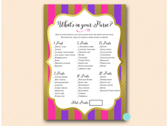 bs562-whats-in-your-purse-moroccan-bridal-shower-game