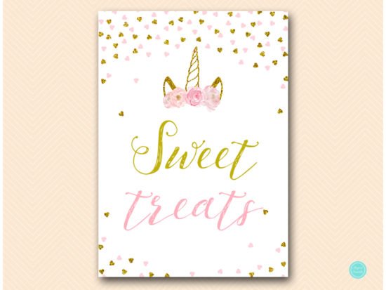 tlc556-sign-sweet-treats-5x7-pink-gold-unicorn-baby-shower