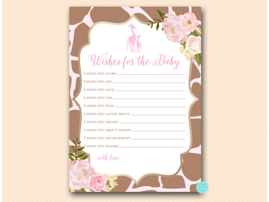 tlc563-wishes-for-baby-card-pink-giraffe-baby-shower-games
