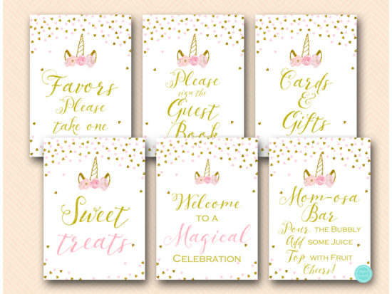 pink-gold-unicorn-baby-shower-decoration-signs-printables