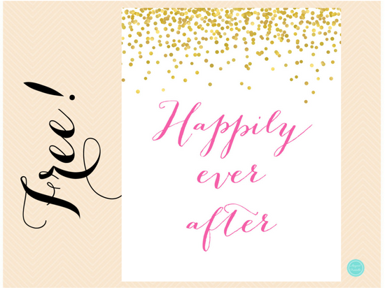 free-pink-and-gold-happily-ever-after-sign