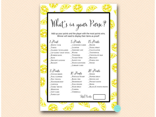 bs455-whats-in-your-purse-summer-lemon-bridal-shower-game