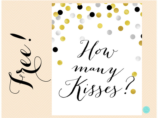 free-gold-silver-how-many-kisses-sign
