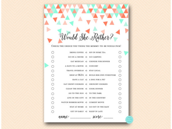 tlc567mc-would-she-rather-mommy-mint-coral-geometric-baby-shower-game
