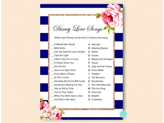 bs572-disney-love-songs-match-navy-rose-gold-bridal-shower-game