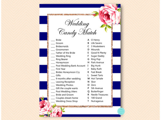 bs572-wedding-candy-matching-navy-rose-gold-bridal-shower-game