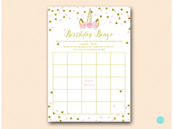 bp556-bingo-birthday-girl-pink-gold-unicorn-birthday-game