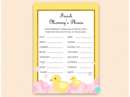 tlc574-finish-mommys-phrase-pink-girl-rubber-duck-baby-shower-game