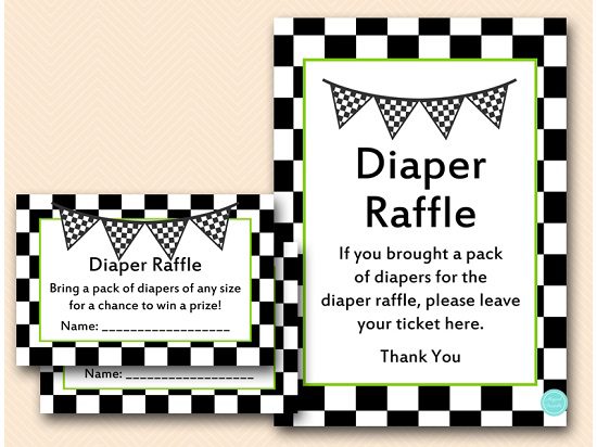 tlc113-diaper-raffle-card-sign-lime-green-racing-baby-shower5