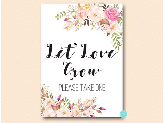 bs546-sign-boho-floral-let-love-grow-please-take-one-sign