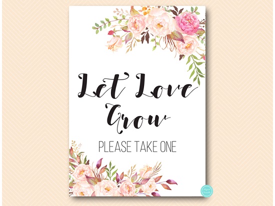 Let Love Grow Free Printable - FREE PRINTABLE TEMPLATES