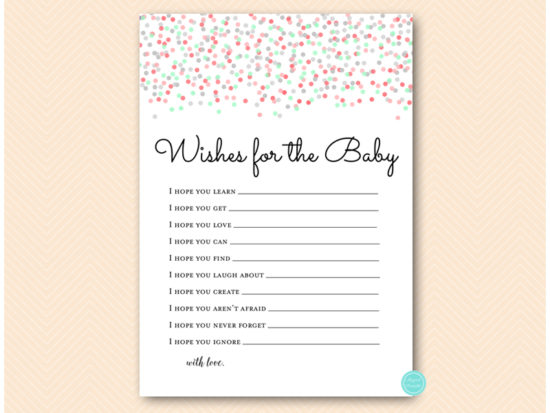 tlc583-wishes-for-baby-card-mint-coral-baby-shower-games