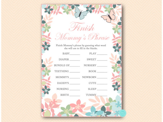 tlc89-finish-mommys-phrase-butterfly-baby-shower-game
