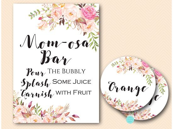 boho-floral-momosa-bar-with-juice-sign
