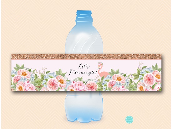 Pink Flamingo Bottle Wrappers – Printabell • Express