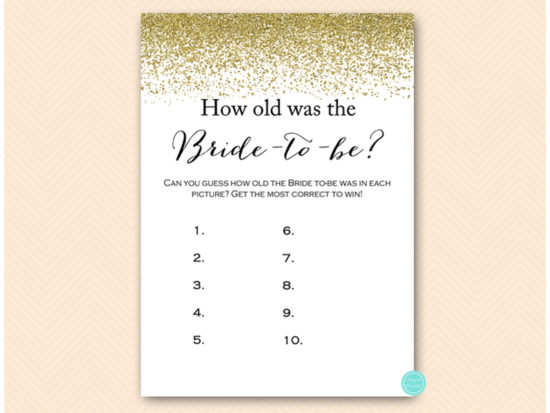 gold-glitter-bridal-shower-bachelorette-how-old-was-bride-to-be-bs88
