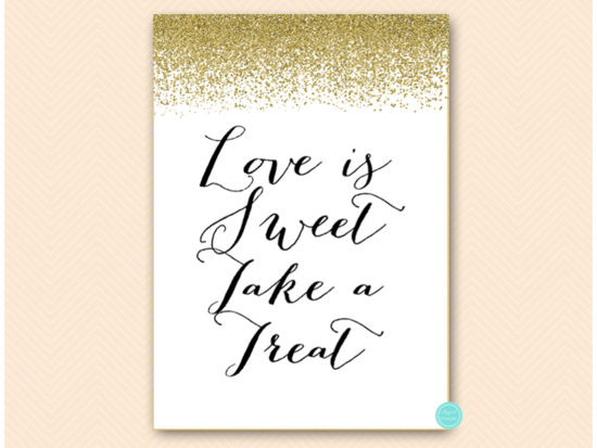 gold-glitter-bridal-shower-bachelorette-sign-love-is-sweet-take-treat-5x7