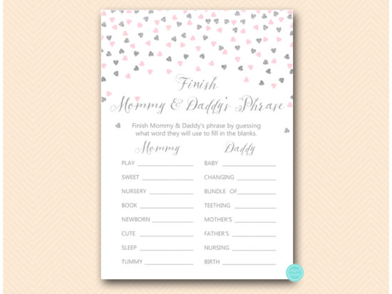tlc488ps-finish-mommy-daddy-phrase-pink-and-silver-hearts-confetti-baby-shower-game
