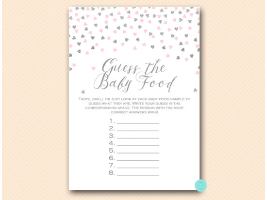 tlc488ps-guess-baby-food-card-pink-and-silver-hearts-confetti-baby-shower-game
